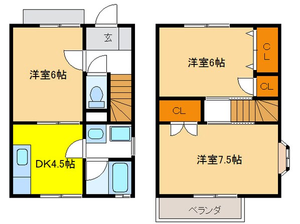 コーポ石原瀬の物件間取画像